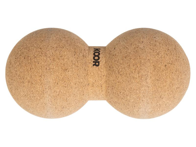 KOOR Faszientraining Doppelball, Kork