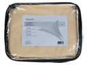 COCON Sonnensegel LED Solar, 360 cm, Dreieck, Beige
