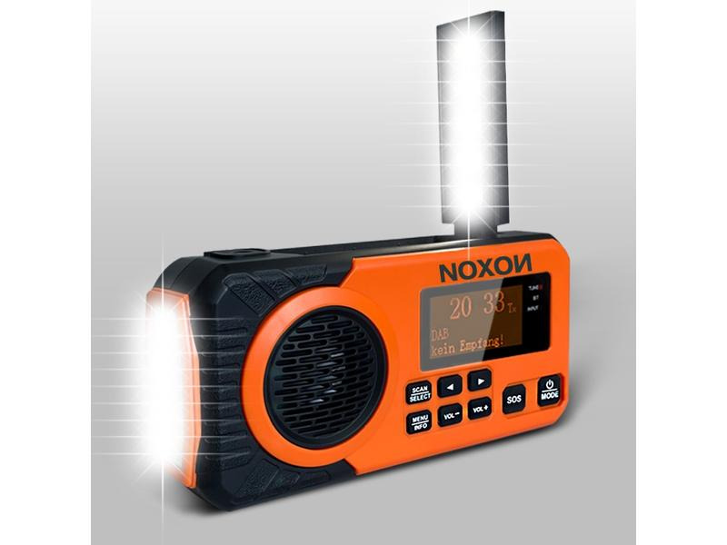 Noxon DAB+ Radio Dynamo Solar 311 Orange
