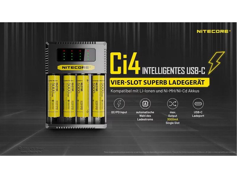 Nitecore Ladegerät Ci4