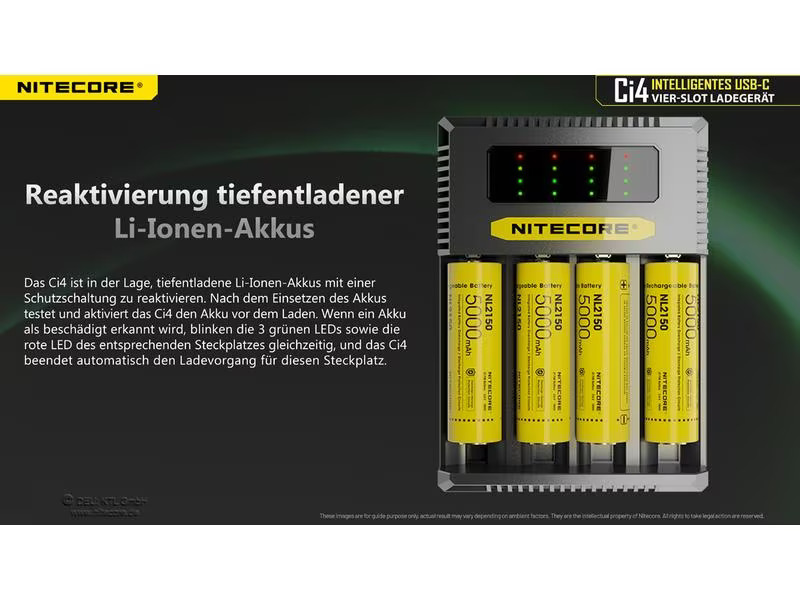 Nitecore Ladegerät Ci4