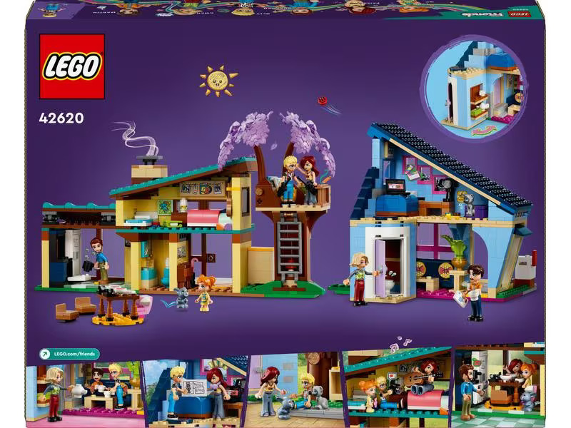 LEGO® Friends Ollys und Paisleys Familien Haus 42620