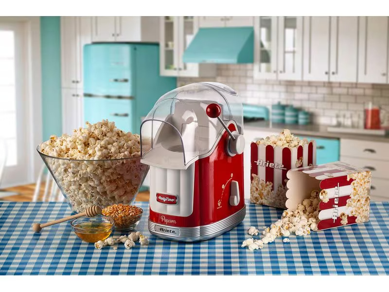 Ariete Popcorn Maschine Party Time ARI-2958-RD Rot/Weiss