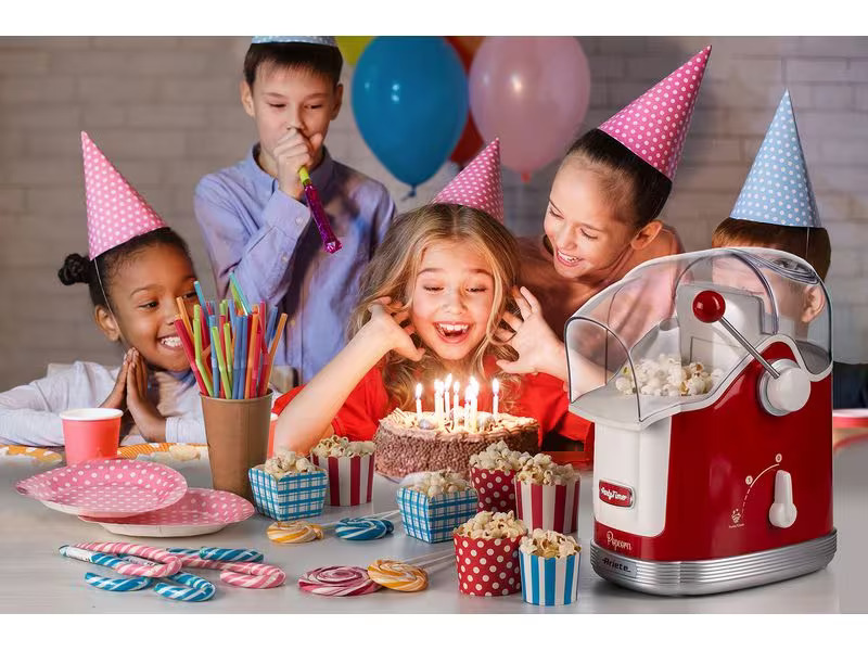 Ariete Popcorn Maschine Party Time ARI-2958-RD Rot/Weiss