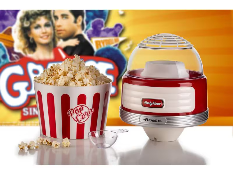 Ariete Popcorn Maschine Party Time ARI-2957-RD Rot/Weiss