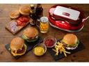 Ariete Hamburger-Grill Party Time ARI-205-RD 1200 W, Rot/Weiss