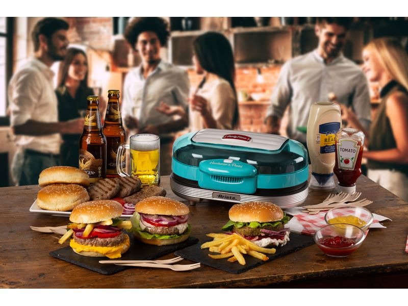 Ariete Hamburger-Grill Party Time ARI-205-BL 1200 W, Blau