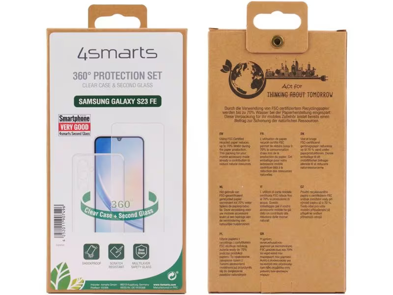 4smarts 360° Protection Set für Samsung Galaxy S23 FE