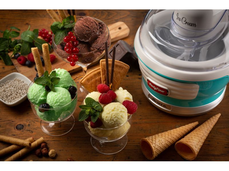 Ariete Glacemaschine Party Time ARI-643-BL 1.5 l, Blau/Weiss