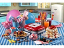 Ariete Waffeleisen Party Time ARI-1973-RD Rot/Weiss