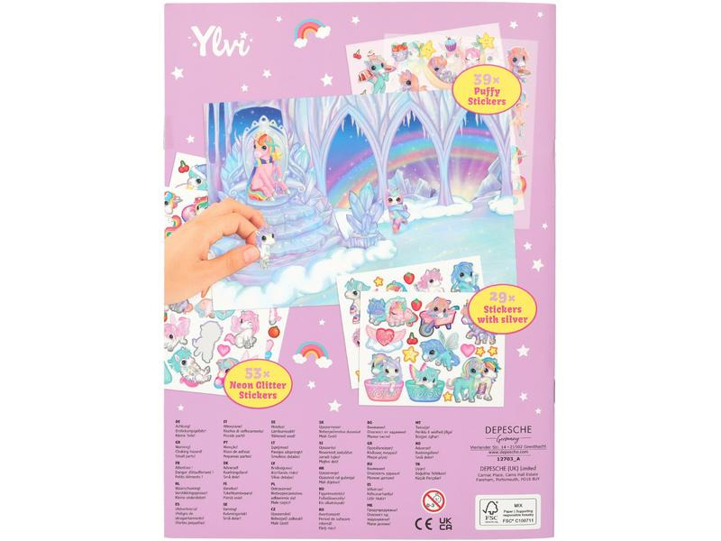 Depesche Stickerbuch Ylvi Unicorn World 20 Seiten