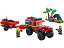 LEGO® City Feuerwehrgeländewagen mit Rettungsboot 60412