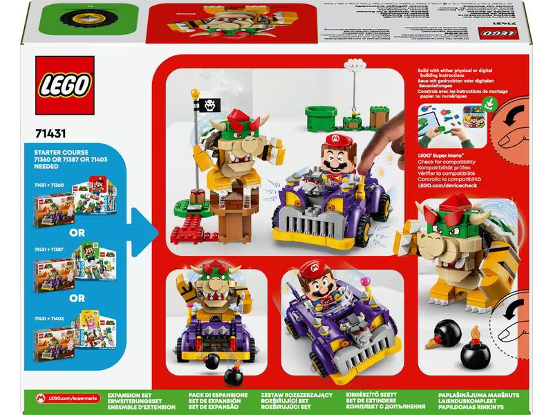 LEGO® Super Mario Bowsers Monsterkarre – Erweiterungsset 71431