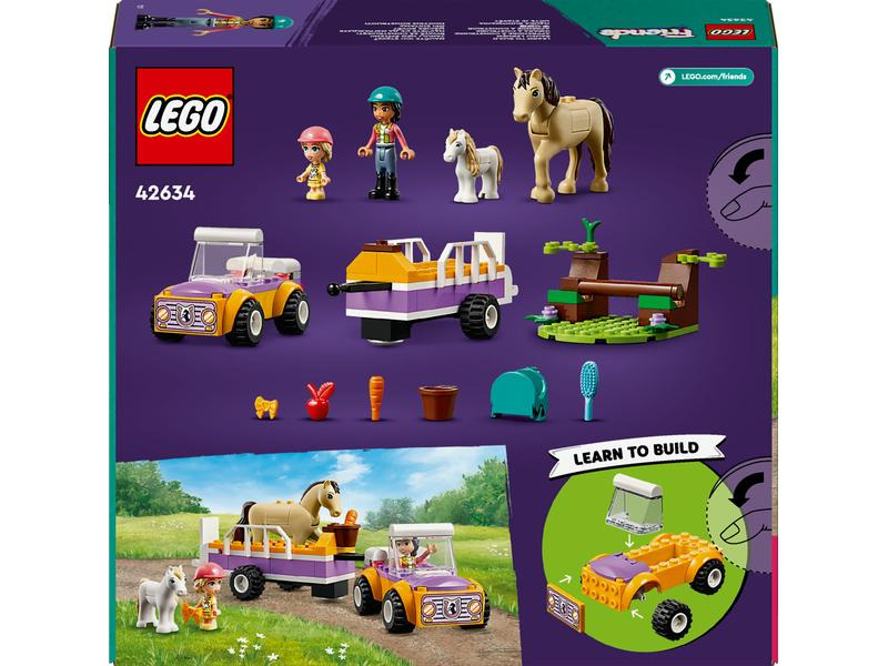 LEGO® Friends Pferde- und Pony-Anhänger 42634