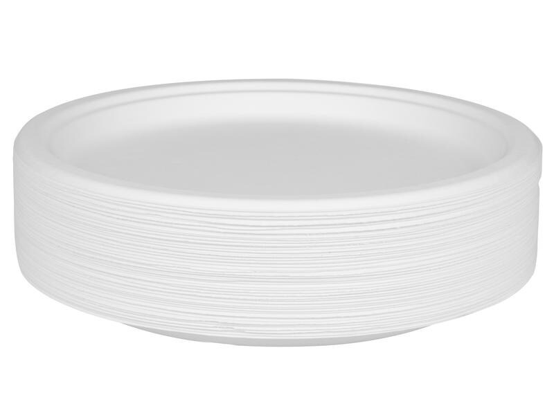 FURBER Einwegteller Ø 26 cm, 50 Stück, Weiss