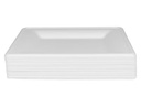 FURBER Einwegteller 26 cm, 50 Stück, Weiss