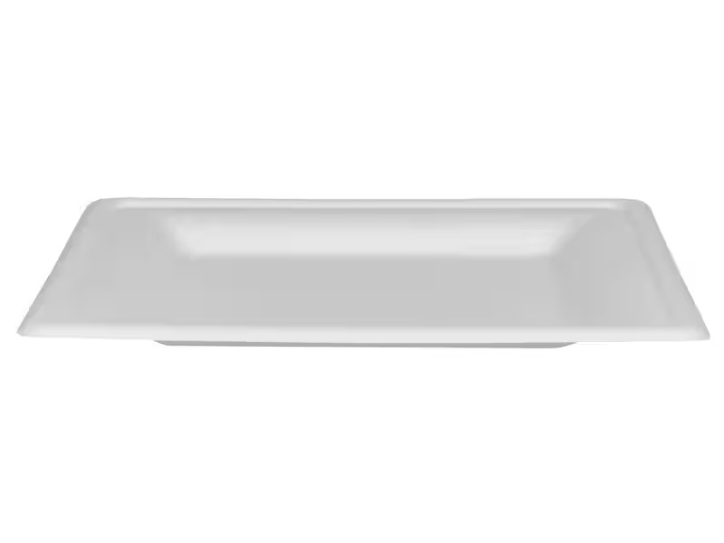 FURBER Einwegteller 20 cm, 50 Stück, Weiss