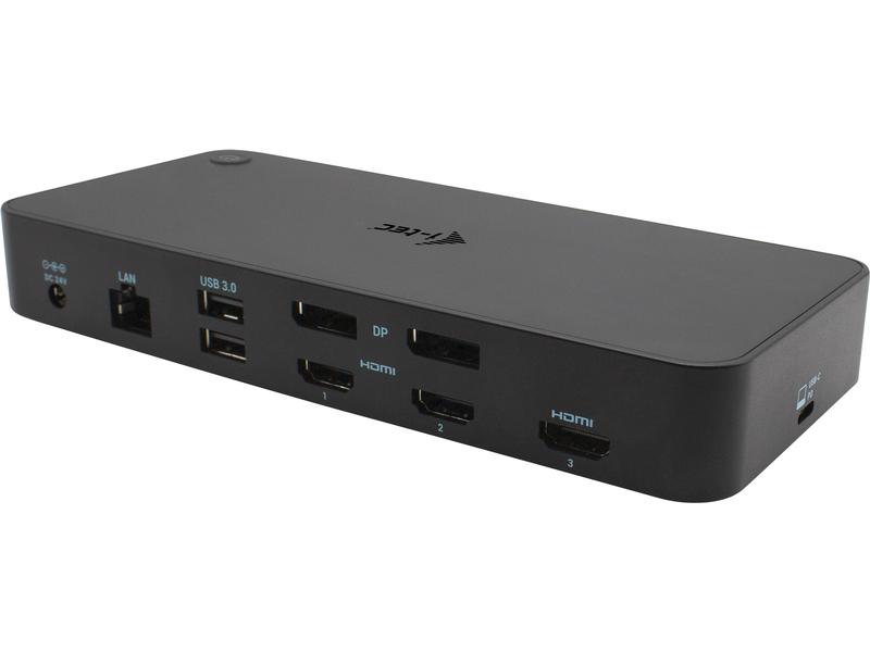 i-tec Dockingstation USB-A/USB-C/Thunderbolt 3 Triple 4K PD 70W