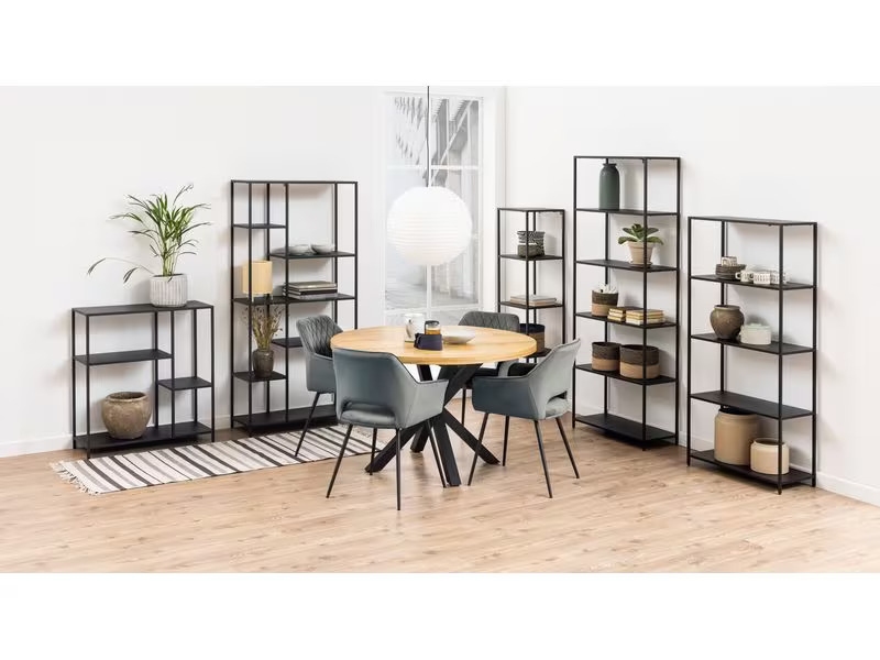 AC Design Regal Newcastle 79.5 x 30 x 86 cm, Schwarz
