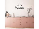 Wallxpert Wanddekoration Vögel 4-teilig, 68 x 22 cm