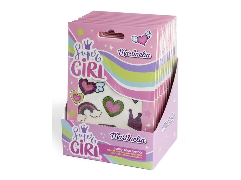 Martinelia Tattoo Set Supergirl Glitter