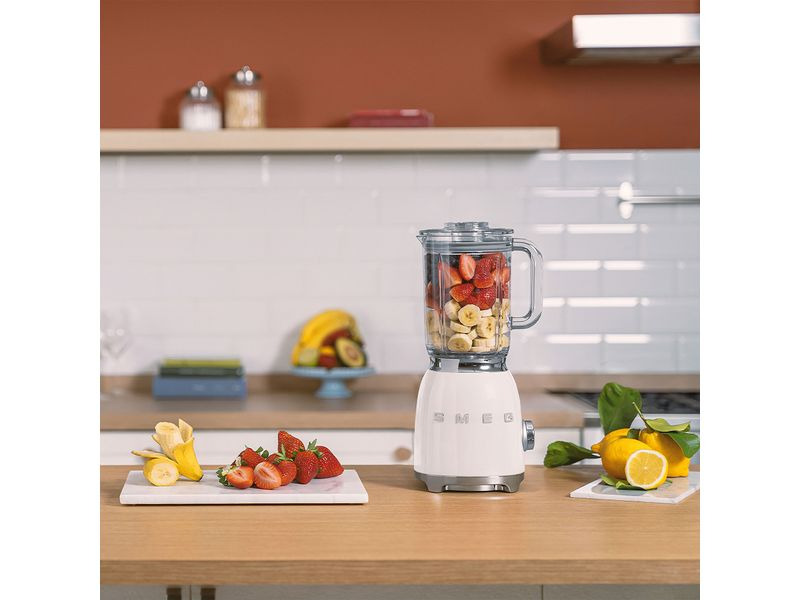 SMEG Standmixer 50's Style BLF03WHEU Weiss