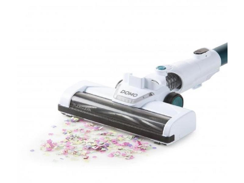 Domo Akku-Hand- und Stielsauger DO233SV Blau/Weiss