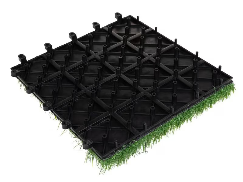 COCON Balkon-&amp; Terrassenplatten Rasen, 30 x 30 cm, 6 Stück