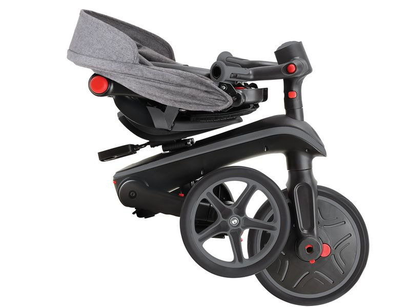 GLOBBER Trike Explorer Foldable 4 in 1, Schwarz/Grau