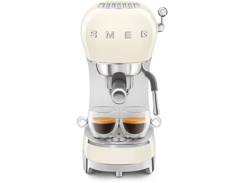 SMEG Siebträgermaschine 50's Style ECF02CREU Crème
