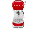 SMEG Siebträgermaschine 50's Style ECF02RDEU Rot