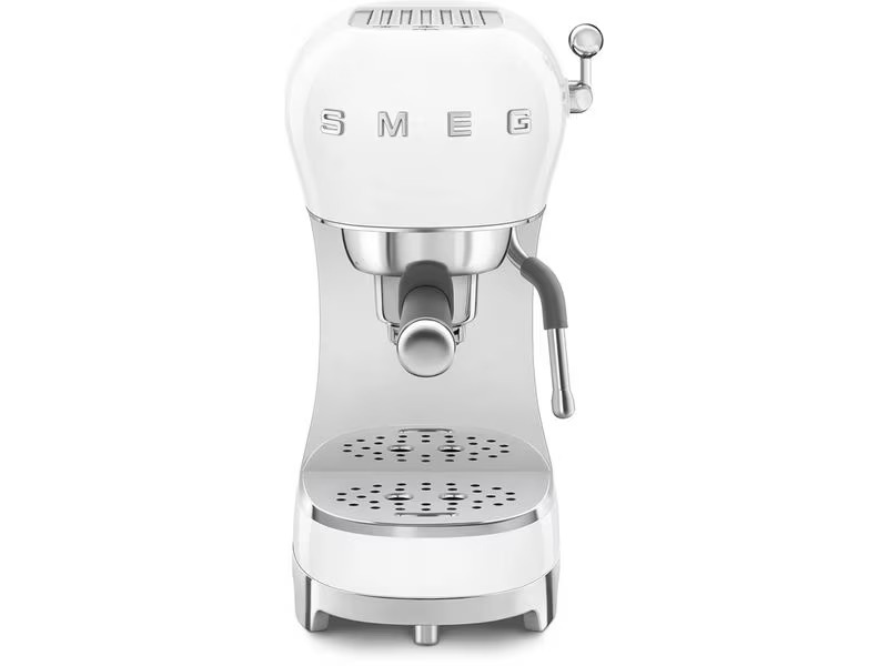 SMEG Siebträgermaschine 50's Style ECF02WHEU Weiss