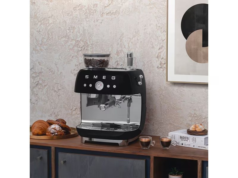 SMEG Siebträgermaschine 50's Style EGF03BLEU Schwarz