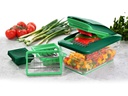 Genius Gemüseschneider Nicer Dicer Chef 7-teilig, Grün