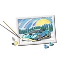 Ravensburger Malen nach Zahlen CreArt: Blue Lamborghini