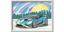 Ravensburger Malen nach Zahlen CreArt: Blue Lamborghini