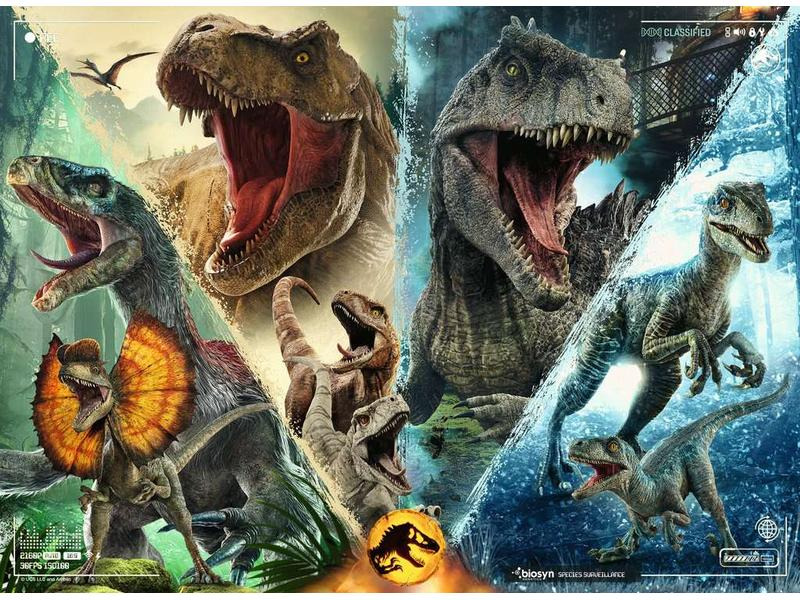 Ravensburger Puzzle Jurassic World Dominion Dinosaurierarten
