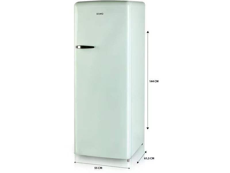 Domo Kühlschrank DO91701R Hellgrün, Rechts