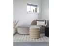 House Nordic Pouf Brooklyn 44 x 44 cm, Beige