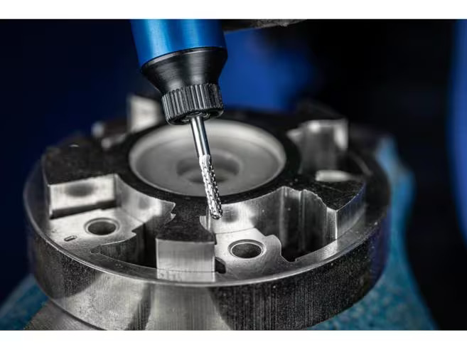 Pferd Hartmetallfrässtifte-Set 3-tlg. Zahnung 3 PLUS Schaft-Ø 3 mm