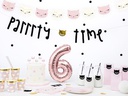Partydeco Einwegteller Cat 22 x 20 cm, 6 Stück, Rosa