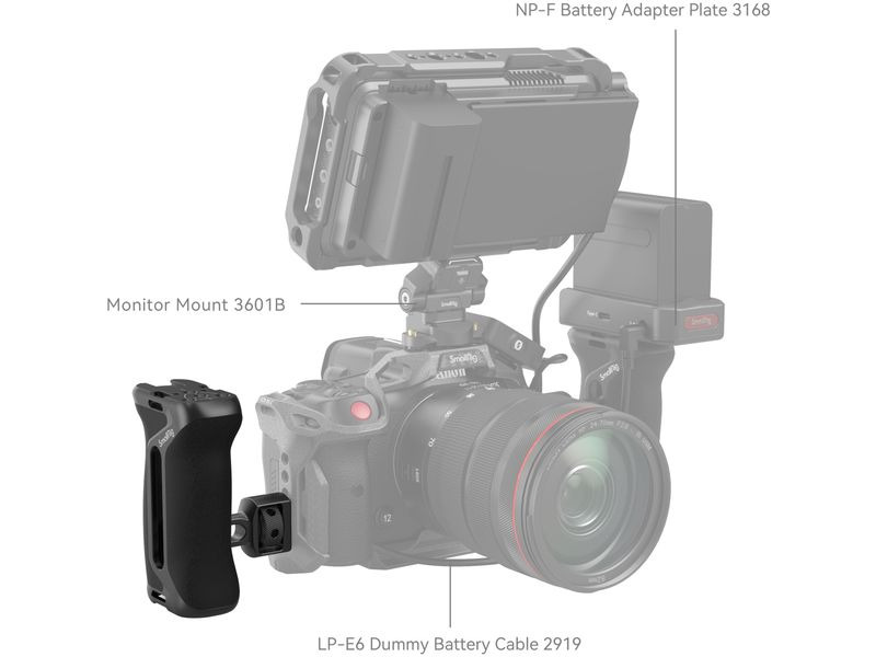 Smallrig Seitenhandgriff mit Two-in-One-Fixierschraube
