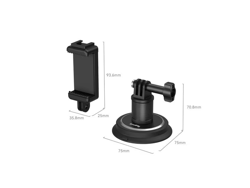 Smallrig Saugnapfhalterung für Action-Kameras