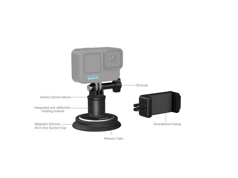 Smallrig Saugnapfhalterung für Action-Kameras