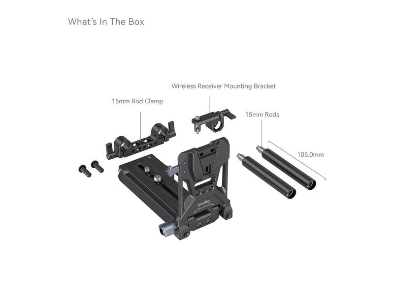 Smallrig Digitalkamera-Akku V-Mount Akku-Montageplatten-Kit