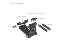 Smallrig Digitalkamera-Akku V-Mount Akku-Montageplatten-Kit