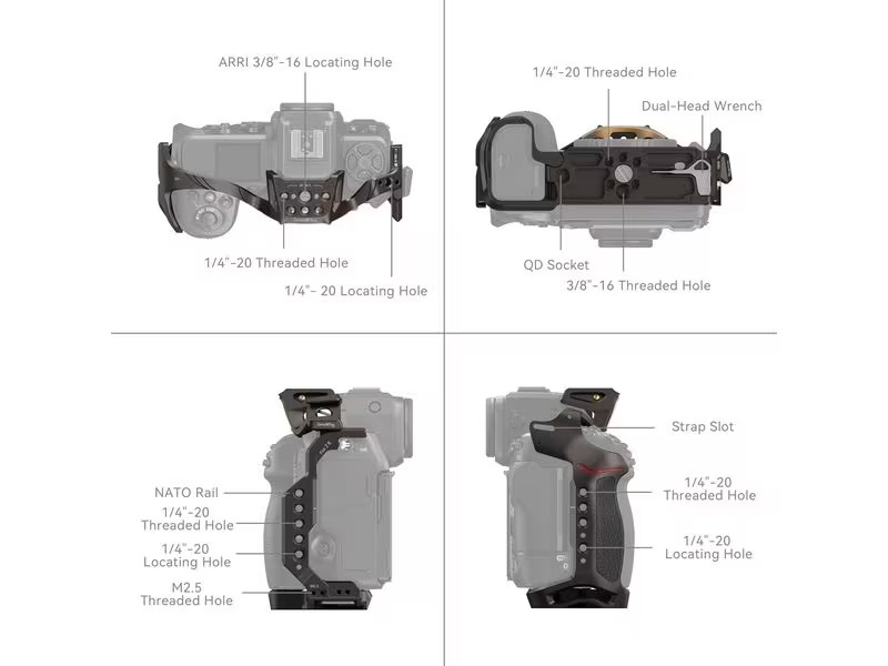 Smallrig Cage Nikon Z 8 Nacht-Adler
