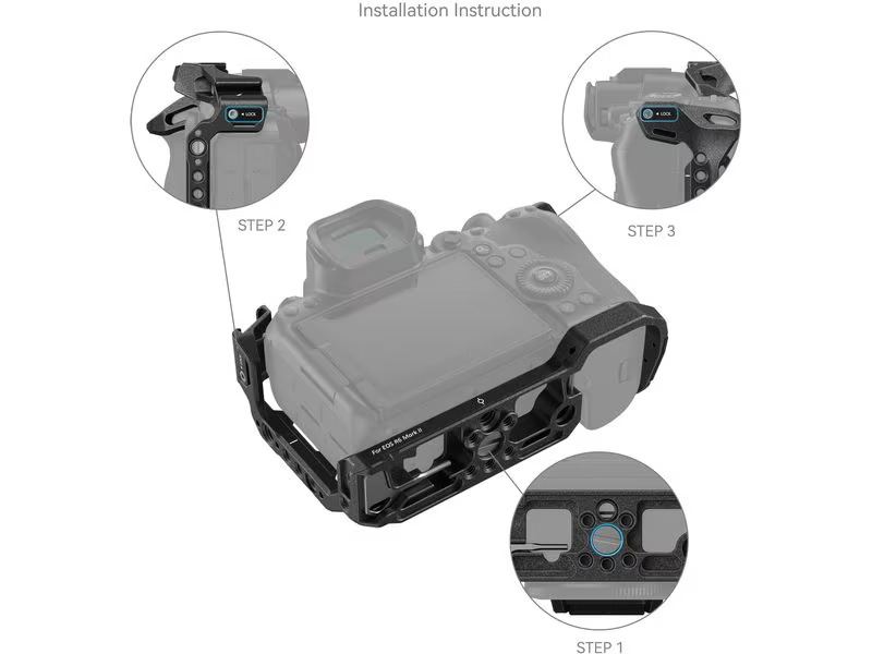 Smallrig Cage Canon EOS R6 Mark II Black Mamba