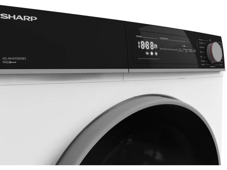 Sharp Wäschetrockner KD-NHH9S8GW3-DE Rechts