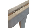 Holz Zollhaus Bockleiter aus Tanne 90 x 80 cm, Naturfarben